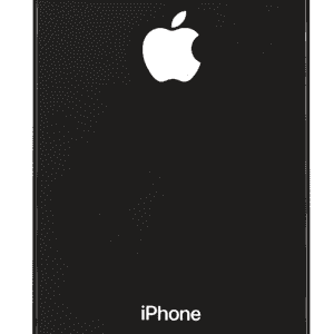 Apple iPhone XS Zadní sklo Černá/Black
