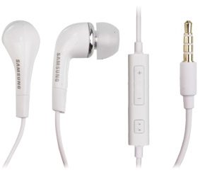 EHS64AVFWE Samsung Stereo sluchátka HF vč. Ovládání hlasitosti, bílá (Bulk)