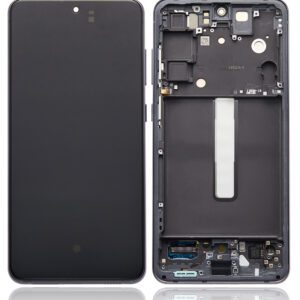 Samsung Galaxy S21 FE (G990) LCD displej + Dotyk + Přední kryt Originální kvalita Černá/Black - Service pack