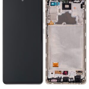 Samsung Galaxy A72 (A725) LCD displej + Dotyková Bílá/White Originální kvalita - Service pack