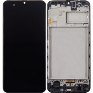Samsung Galaxy M31 (M315) LCD displej + Dotyková Deska + Přední kryt Černá/Black Originální kvalita - Service pack