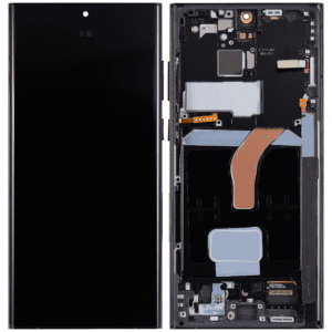Samsung Galaxy S22 Ultra (S908) LCD displej + Dotyk + Přední kryt Originální kvalita Černá/Black - Service pack