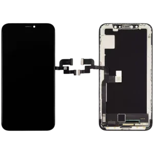 Apple iPhone X LCD displej s dotykovým sklem Prémiová kvalita Černá/Black