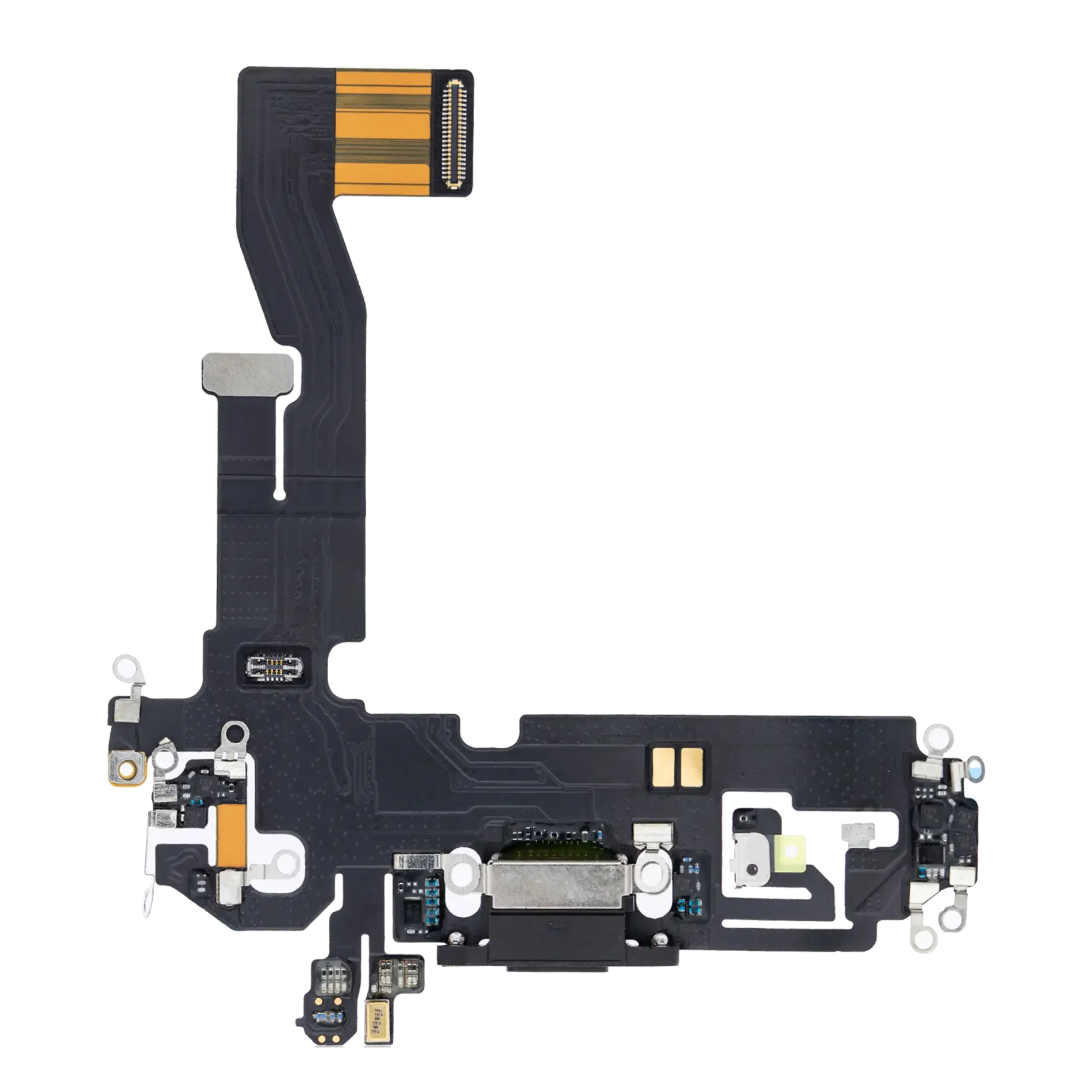 Apple iPhone 12 Nabíjecí flex včetně mikrofonu Černá/Black
