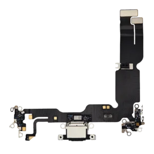 Apple iPhone 15 Plus Nabíjecí flex včetně mikrofonu Černá/Black