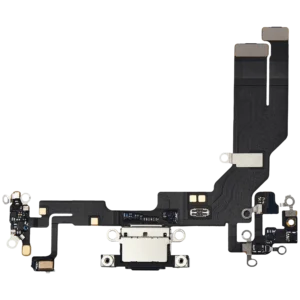 Apple iPhone 16e Nabíjecí flex včetně mikrofonu Černá/Black