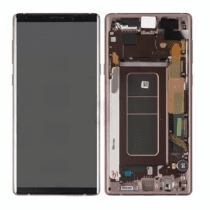 Samsung Galaxy Note9 (N960) LCD displej + Dotyková Deska + Přední kryt Hnědý/Brown Originální kvalita - Service pack