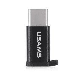 USAMS SJ153 Adapter microUSB/Type C Black