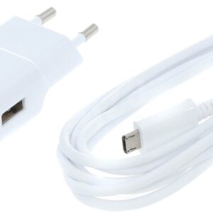 EP-TA50EWE + ECB-DU4AWE Samsung microUSB Cestovní dobíječ White (Bulk)
