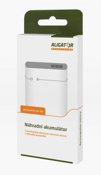 Baterie ALIGATOR V650, Li-Ion 1000 mAh, originální - Obrázek 2