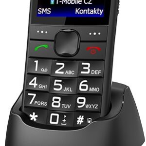 ALIGATOR A675 Senior černý + stolní nabíječka