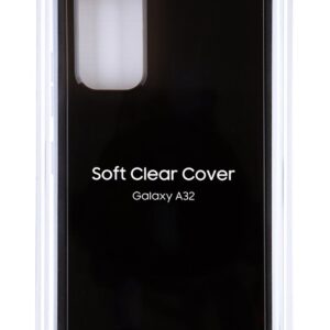 Samsung EF-QA325TBE Soft Clear Kryt pro Galaxy A32 LTE černé