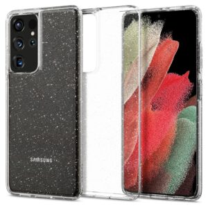 Spigen Liquid Crystal Glitter - Kryt pro Galaxy S21 Ultra