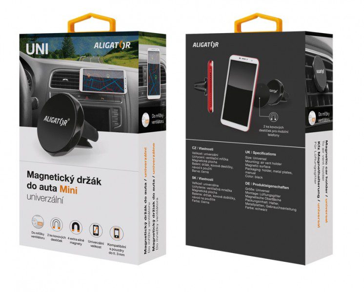 Aligator HA08, magnetický držák do ventilační mřížky, univerzální - Obrázek 6