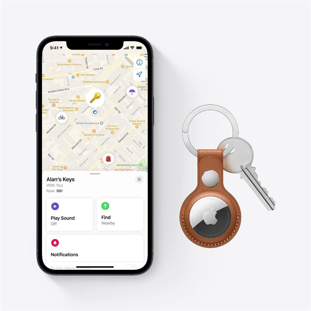 Apple AirTag lokalizační čip 1 kus (MX532ZY/A) - Obrázek 5