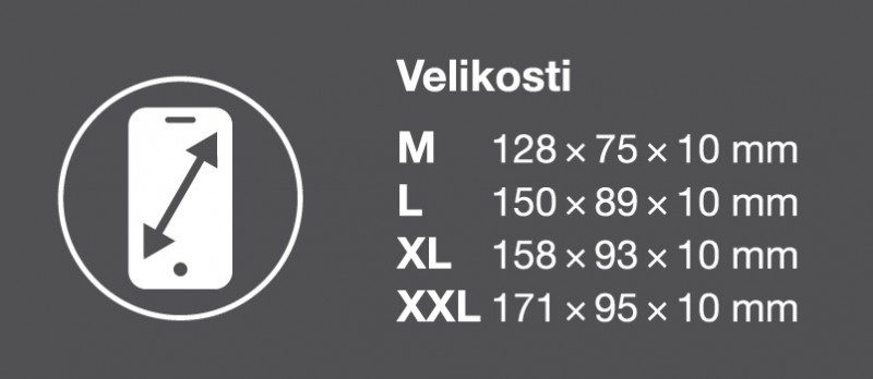Pouzdro ALIGATOR UNI POCKET, velikost XL (158*93), černá - Obrázek 7