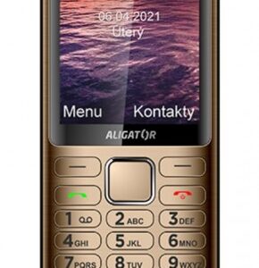 ALIGATOR D950 Dual sim zlatý