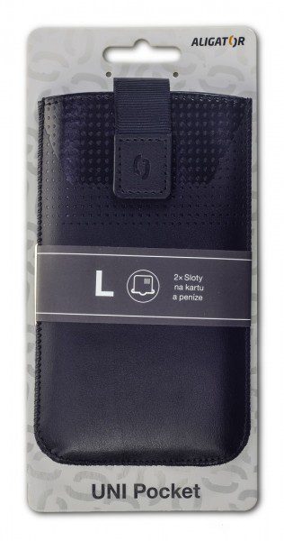 Pouzdro ALIGATOR UNI POCKET, velikost L (150*89), černá - Obrázek 4