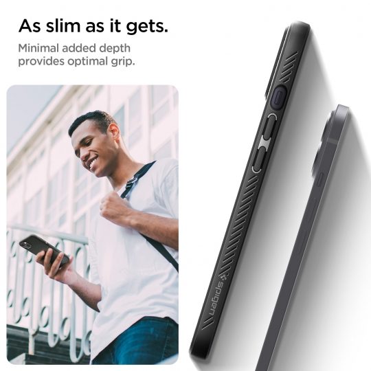Spigen Liquid Air, black - iPhone 13 - Obrázek 8