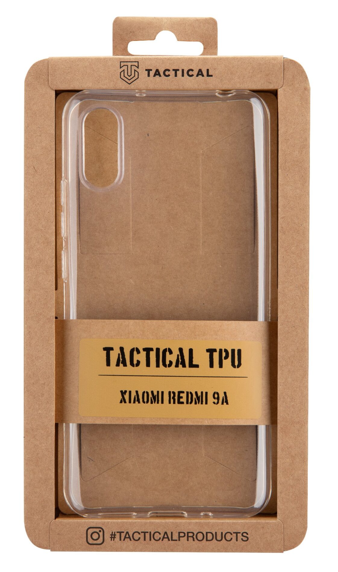 Tactical TPU Kryt pro Xiaomi Redmi 9A / Redmi 9AT Transparentní - Obrázek 2