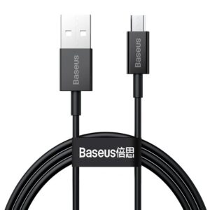 Baseus CAMYS-01 Superior Fast Charging Datový Kabel MicroUSB 2A 1M Black / Černá