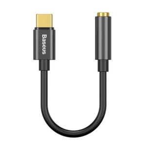 Baseus CATL54-01 Kabelová Redukce z USB-C na 3.5mm Audio Jack L54 (female) Černá