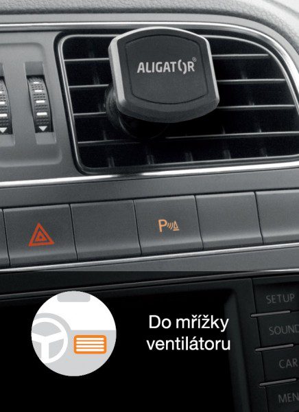 Aligator HA09 univerzální magnetický držák do auta - Obrázek 4
