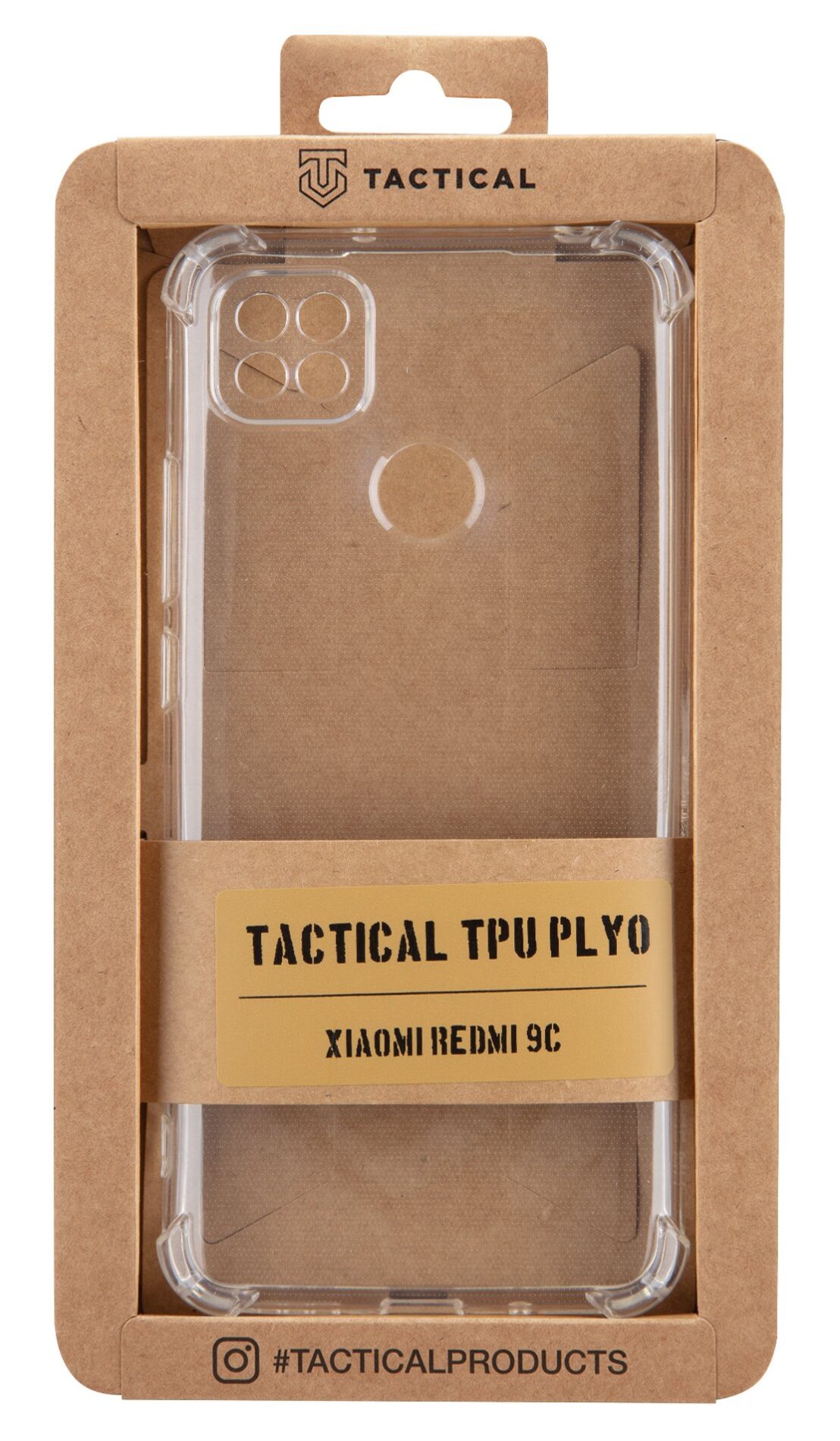 Tactical TPU Plyo Kryt pro Xiaomi Redmi 9C Transparentní - Obrázek 2