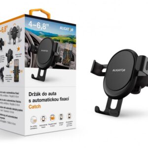 Držák do auta s automatickou fixací HA18 Aligator Catch do ventilační mřížky, univerzální