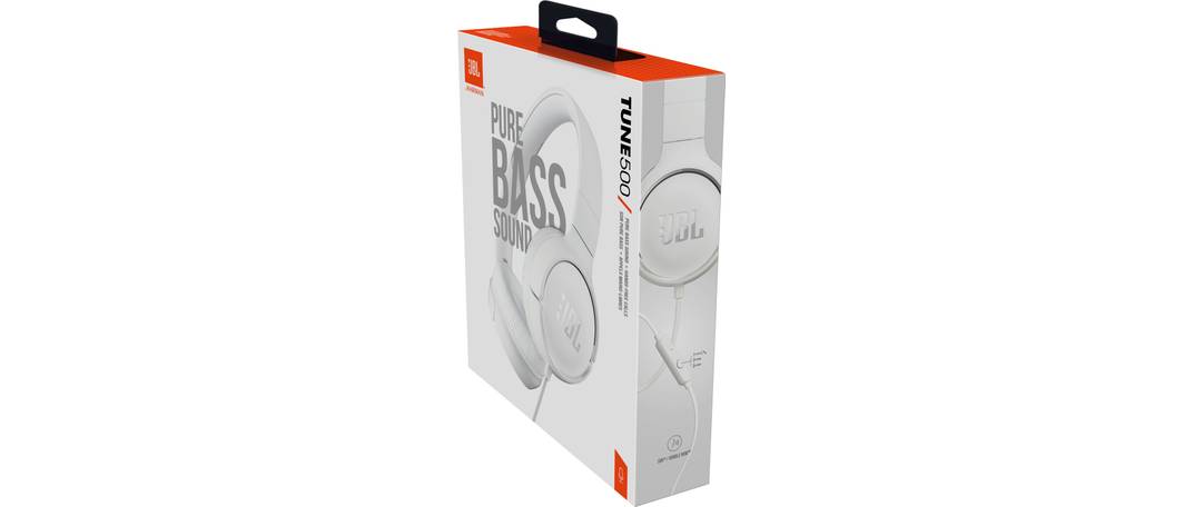 JBL Tune 500 White / Bílá - Obrázek 5
