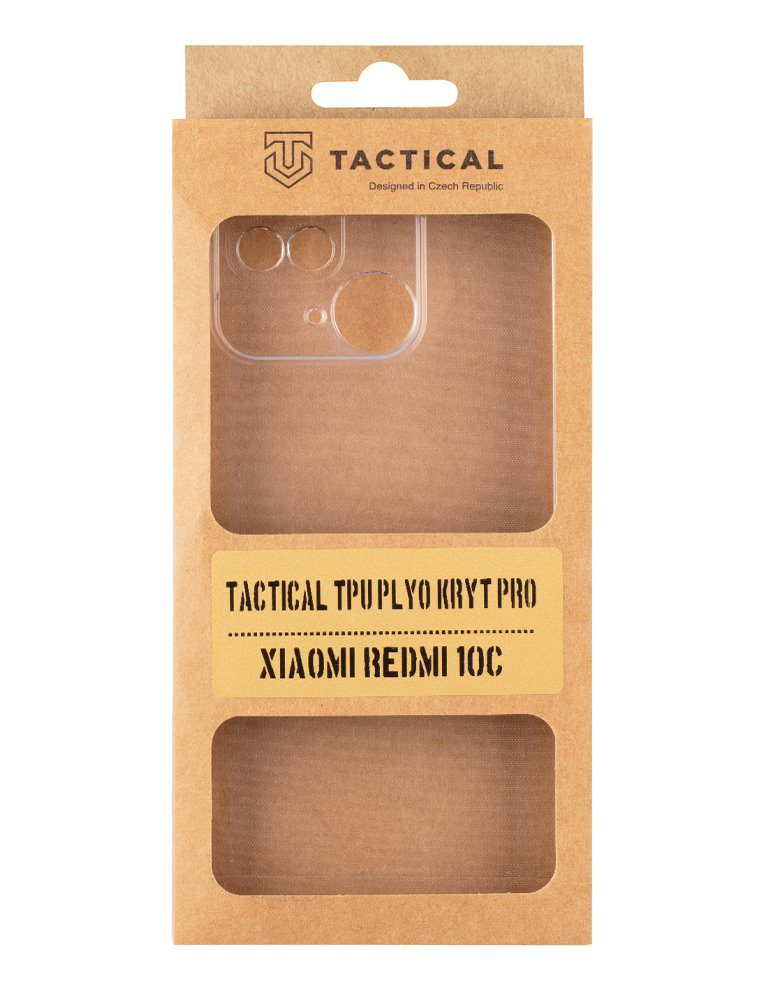 Tactical TPU Plyo Kryt pro Xiaomi Redmi 10C / Poco C40 Transparentní - Obrázek 4