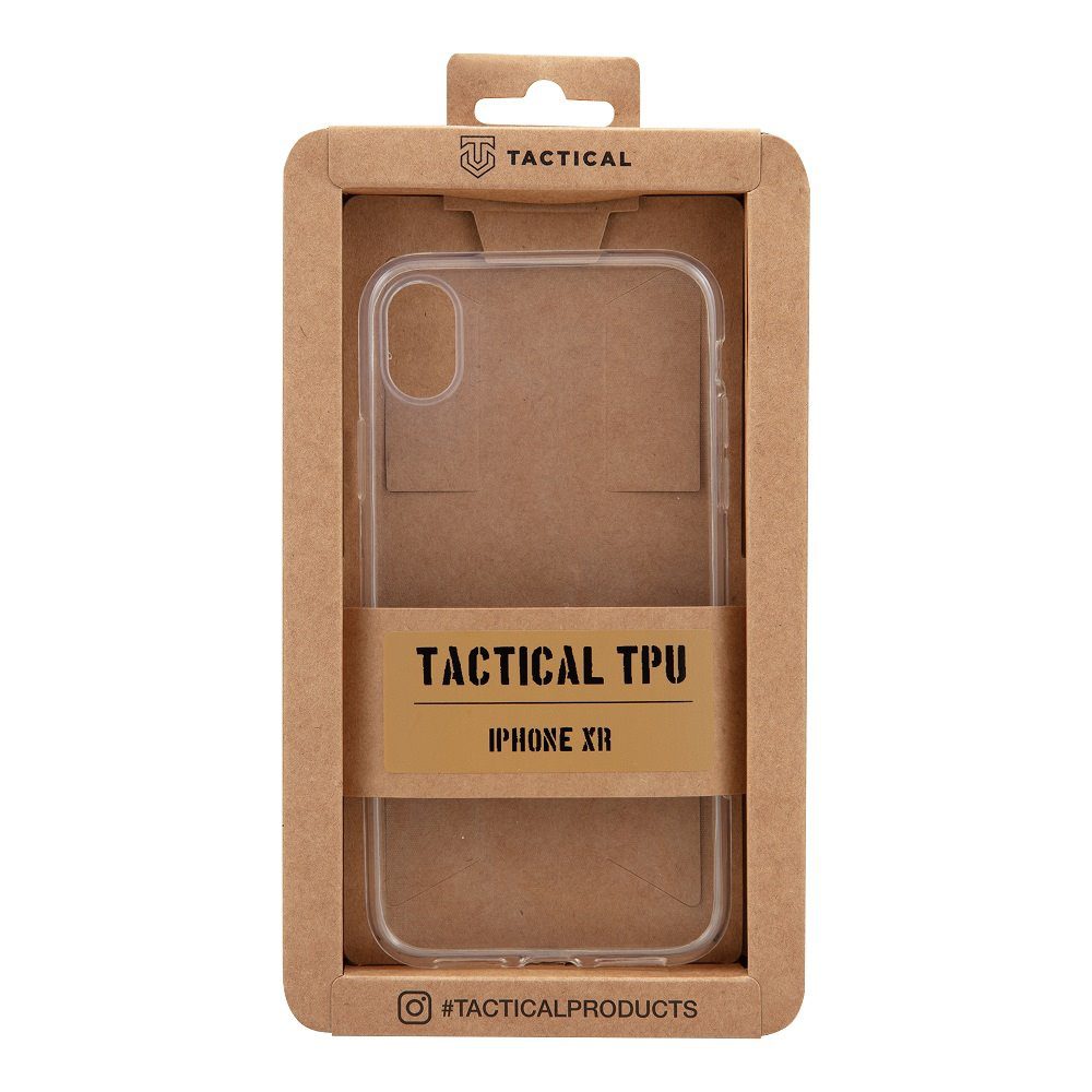 Tactical TPU Kryt pro Apple iPhone XR Transparentní - Obrázek 2