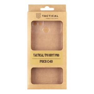 Tactical TPU Kryt pro Poco C40 / Redmi 10C Transparentní