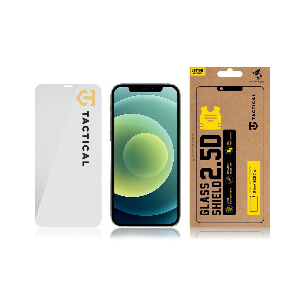 Tactical Glass Shield 2.5D sklo pro Apple iPhone 11 / iPhone XR Clear - Obrázek 5