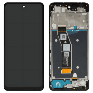 Motorola Moto G24 Power (XT2425-1, XT2425-3, XT2425-2, XT2425-4) LCD displej + Dotyková + Přední kryt Originální kvalita Černá/Black - Service pack