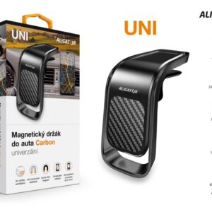 Magnetický držák do auta HA15 ALIGATOR Carbon, univerzální