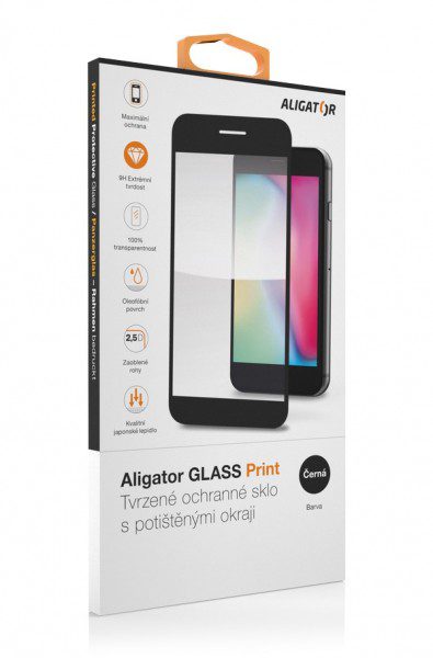 Ochranné tvrzené sklo ALIGATOR PRINT, Samsung A33 5G, černá, celoplošné lepení - Obrázek 9