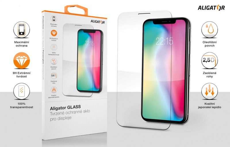 Ochranné tvrzené sklo ALIGATOR, Huawei P30 - Obrázek 5