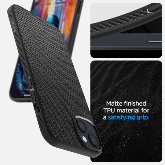 Spigen Liquid Air, matte black - iPhone 14 - Obrázek 10