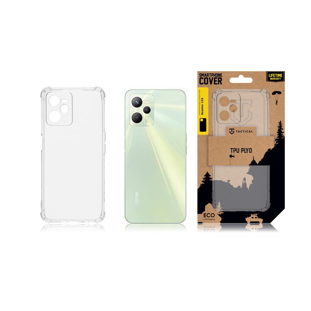 Tactical TPU Plyo Kryt pro Realme C35 Transparent - Obrázek 4