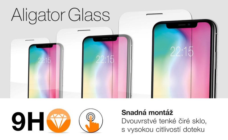 Ochranné tvrzené sklo ALIGATOR GLASS, Xiaomi Redmi 9A/9C/9AT - Obrázek 6