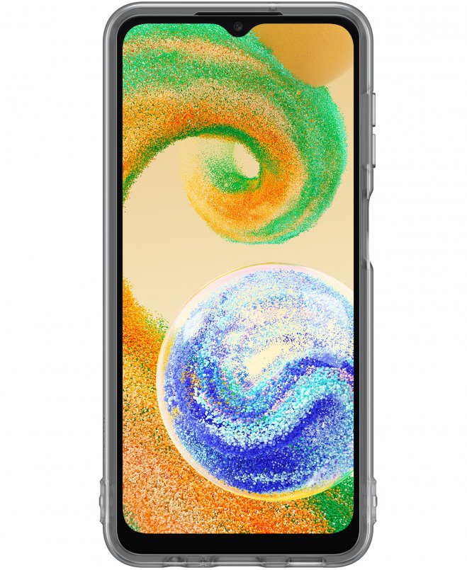EF-QA047TBE Samsung Soft Clear Kryt pro Galaxy A04s / A13 5G Black - Obrázek 4