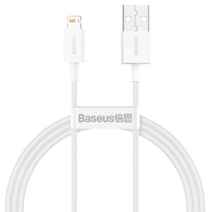 Baseus Superior Fast Charging Kabel Lightning 2.4A 1m White
