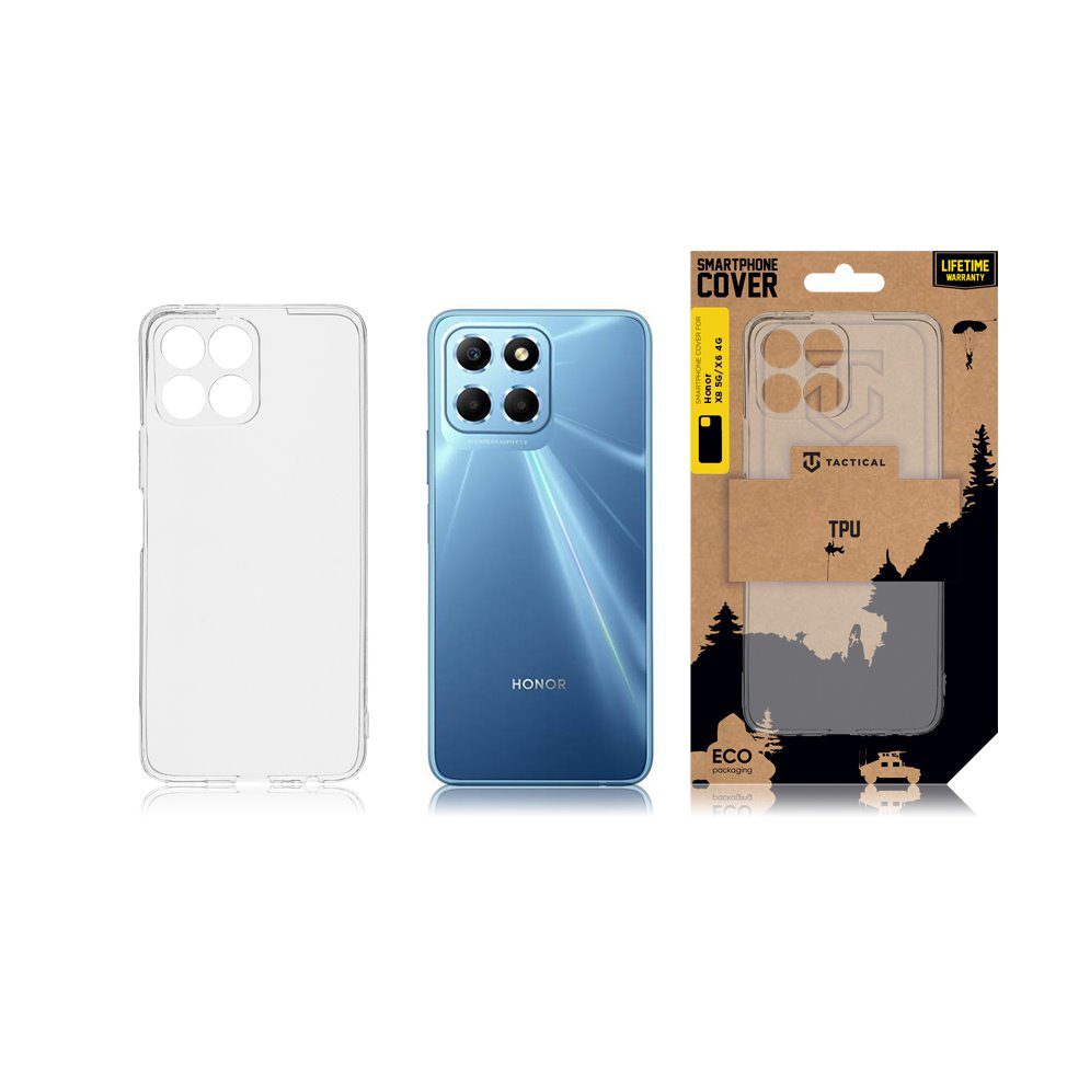 Tactical TPU Kryt pro Honor X8 5G/X6 4G/70 Lite Transparent - Obrázek 4