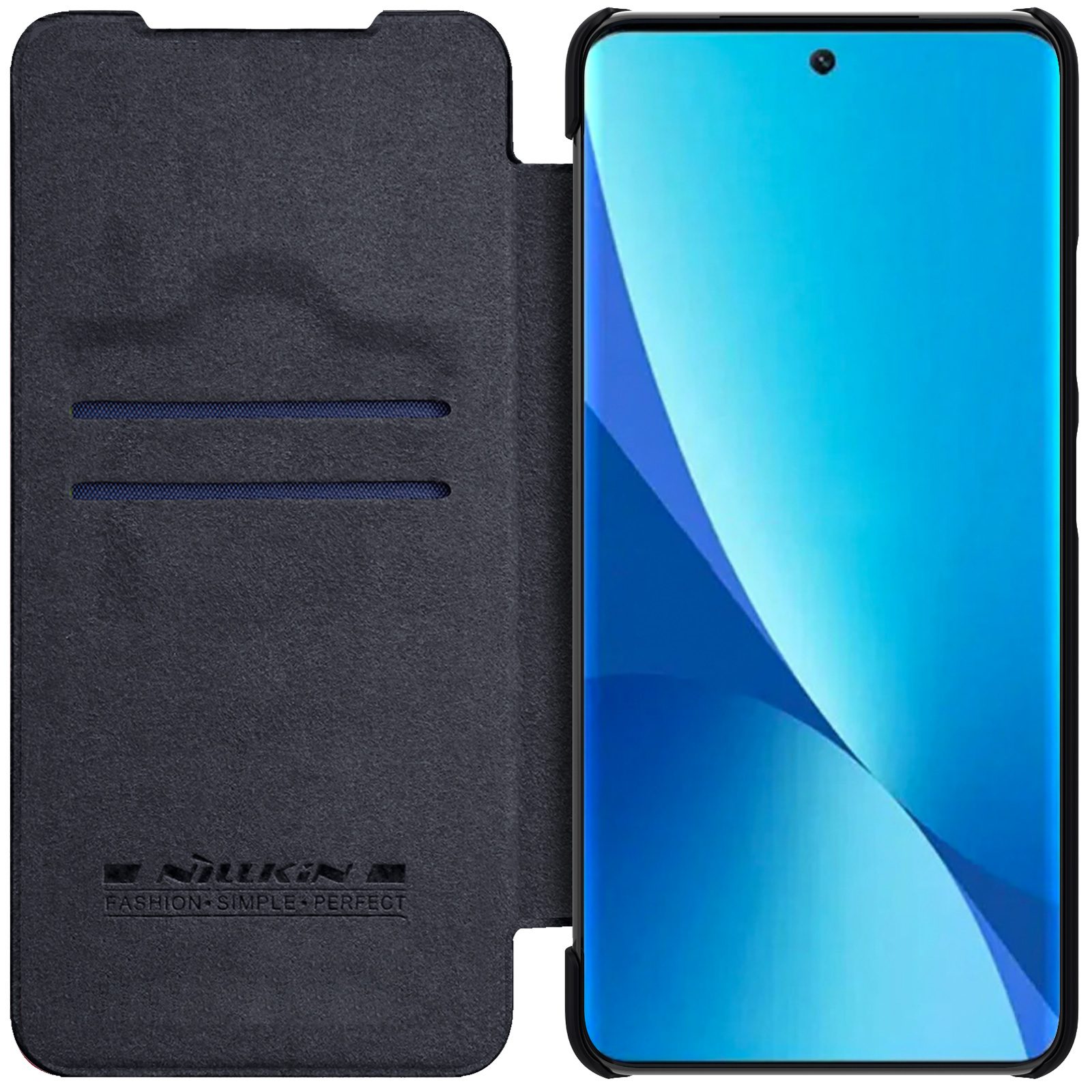 Nillkin Qin Book Pouzdro pro Xiaomi 12 Lite 5G Black - Obrázek 6