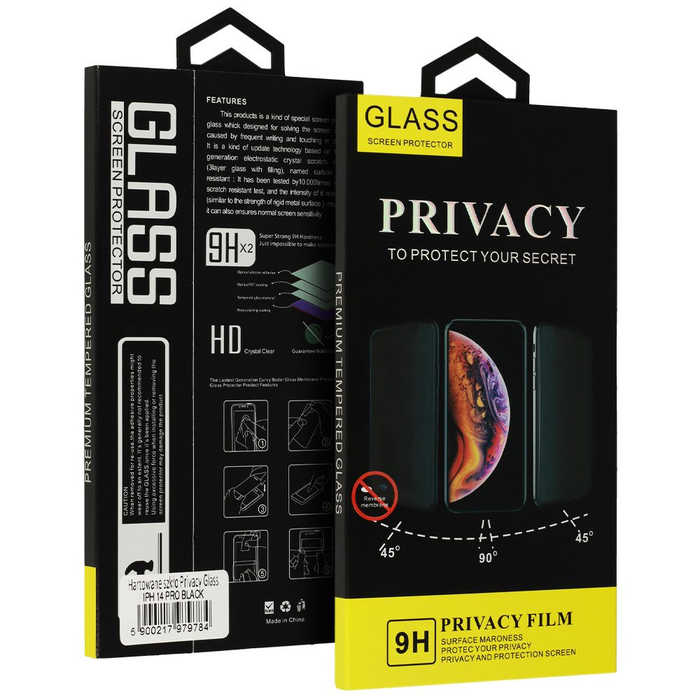 Tvrzené sklo 3D pro Apple iPhone 11 Black - Privacy Glass - Obrázek 4