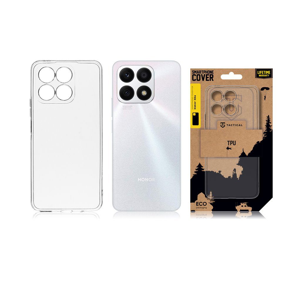 Tactical TPU Kryt pro Honor X8a Transparent - Obrázek 4