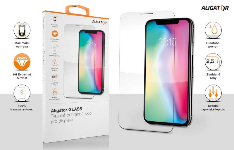 Ochranné tvrzené sklo ALIGATOR ULTRA, iPhone 7/8 Plus - Obrázek 5