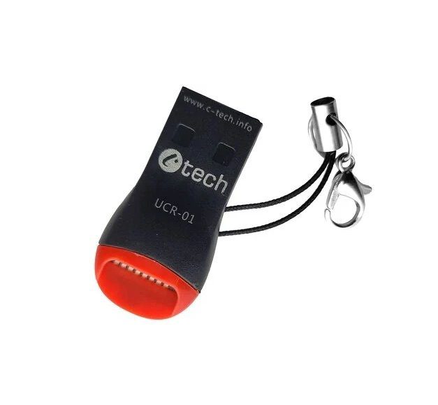 C-Tech USB Čtečka microSD Karet
