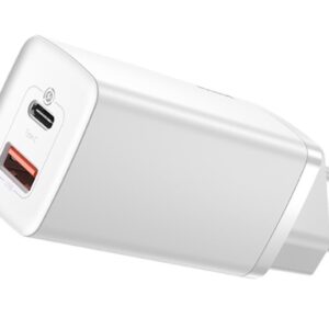 Baseus CCGAN2L-B02 GaN2 Lite Quick Nabíječka USB + USB-C 65W White